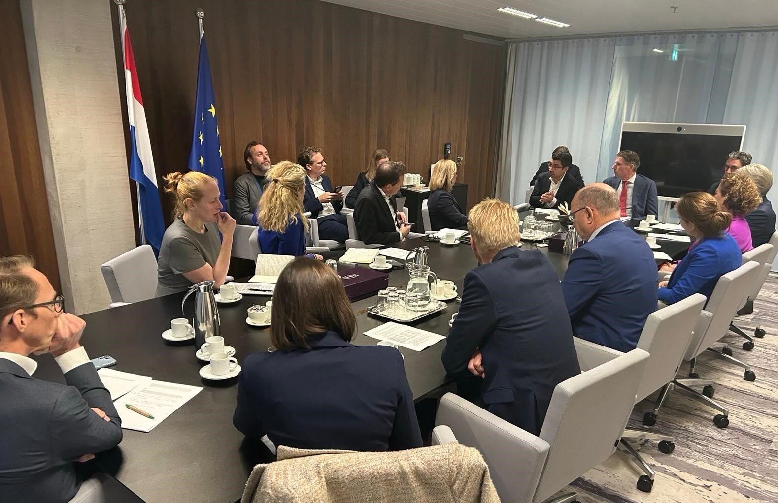 Meeting representatives Dutch water sector with Minister of Foreign Trade and Development